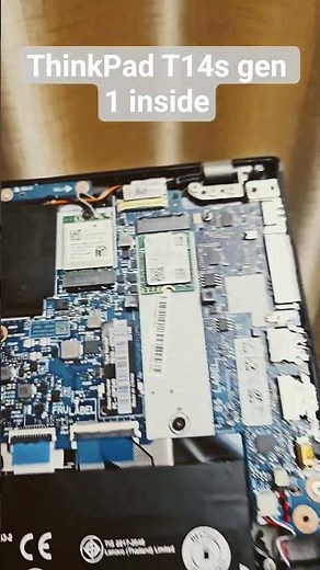 ThinkPad T14s gen 1 AMD inside #thinkpad #amd #tech