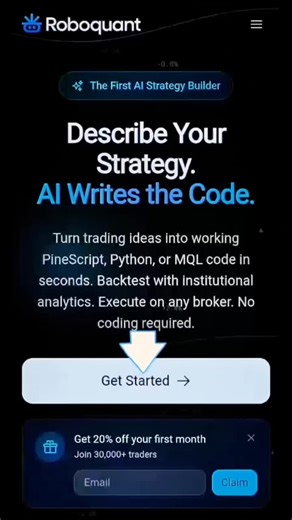 Most traders are still doing this manually… AI already moved ahead. Credit: @roboquantdev roboquant.dev #AITrading #Fintech #CryptoTrading #Automation #TradingTech