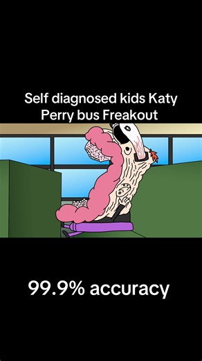 #fyp #crashout #comedy #animation #funny | katy perry bus kid