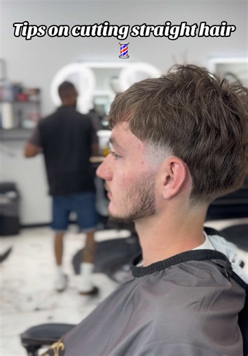 Tips on Fading‼️ • Cut straight hair dry — every shadow shows so you can blend cleaner. • Use small flicks, not heavy strokes. Straight hair exposes mistakes fast. • Brush, flick, repeat — brushing lifts straight hair for a smoother fade. • Stretch your fade lower so it doesn’t turn into a bowl cut. • Detail with the corners of your blade to tap out dark spots. • Clipper-over-comb on the parietal ridge = cheat code for straight hair. • Keep your sections clean — straight hair needs precision, no