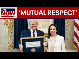 Trump praises Venezuela's Machado for 'wonderful' Nobel Prize gesture