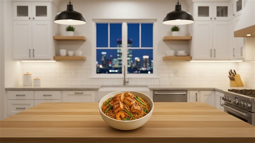 How to make chicken stir-fry noodles