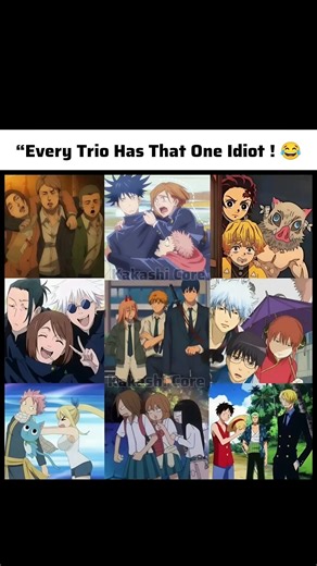 Every Anime Trio Has THAT One Friend🤣