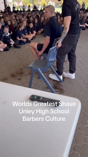 Worlds Greatest Shave - Unley High School Barbers Culture