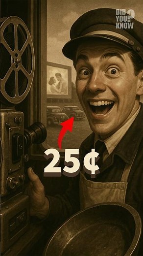 Drive-In Movies in 1930s?! 🚗🎥