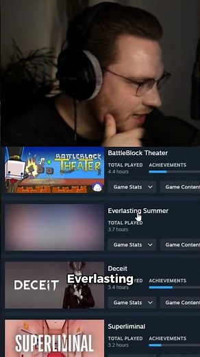 Investigating Donk's Steam games 😳