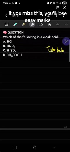 Identifying Weak Acids in Chemistry: A Comprehensive Guide