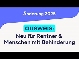 Ausweis: Das ändert sich für Rentner & Menschen mit Behinderung!