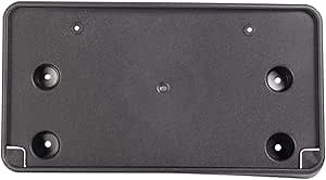 TRQ Front License Plate Bracket Black Compatible with 2013-2017 Chevrolet Traverse GM1068151