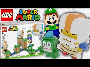 New Lego SUPER MARIO CHARGIN' CHUCK Expansion Set | Custom Mario Set