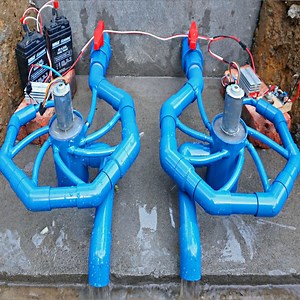 Mini Hydroelectric DAM With 2 Turbines And 7 Water Supply Valves | DIY & Crafts