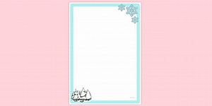 Winter Page Border