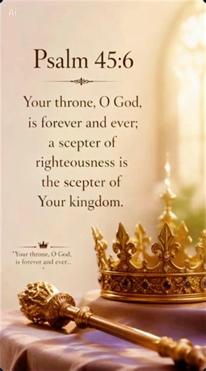 Psalm 45:6 Your throne, O God, is forever and ever… #youtubeshorts #ytshorts