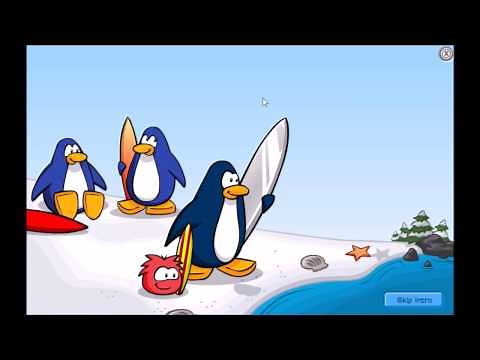 Club Penguin Catchin' Waves Competition Mode Gameplay