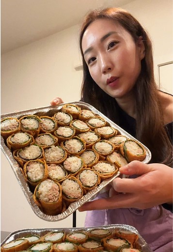 Easy Yubu Chobap Rolls for Potlucks (No Stove Recipe!)