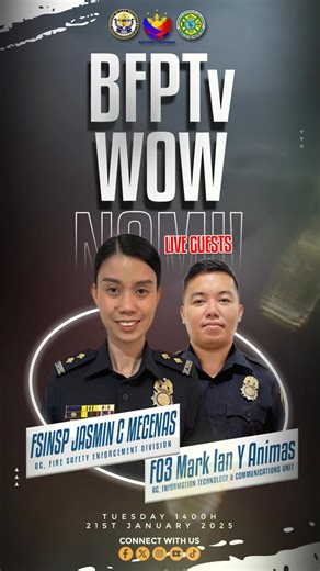 6.3K views · 143 reactions | Live from BFP6 Regional Headquarters, bringing you the latest updates and regional highlights! Stay tuned to "Usapang Fire Code" for valuable insights and embrace innovation on "Fire Talk" "as we explore the Fire Safety Inspection System together with our special guest. Stay informed and stay safe—your trusted partners in fire safety, only in BFPtv Wow Nami! Ord Bfp VI | Bureau of Fire Protection Region 6 | Facebook