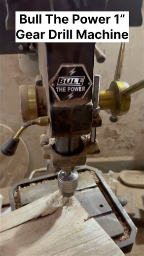 Bull the power 1” geared drill machine heavy duty working video #drill #machine #working #testing