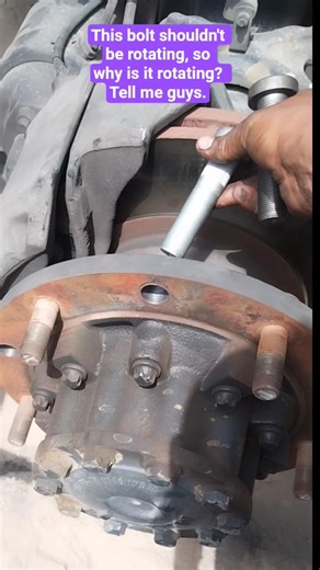 This bolt shouldn't be rotating, so why is it rotating? Tell me guys.