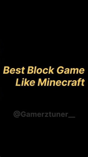 BEST BLOCK GAME LIKE MINECRAFT 🌫️