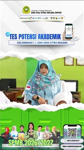 TES POTENSI AKADEMIK GEL 1 | SMK - SMA CITRA NEGARA| TP. 2026 / 2027