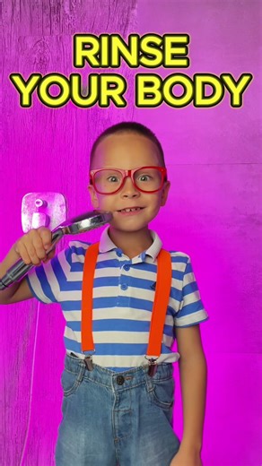 Bath Time Routine 🛁 Easy Hygiene for Kids #kids #learn