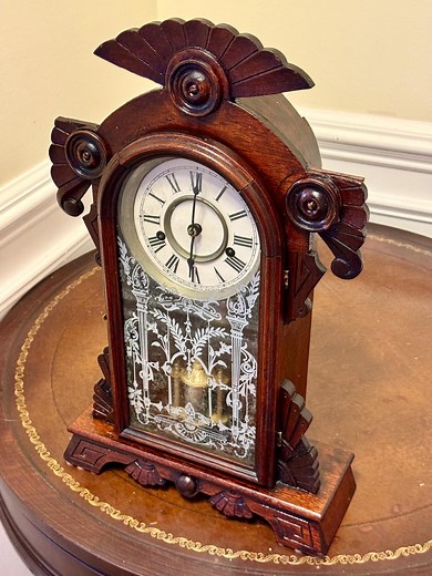 Antique New Haven “kitchen/gingerbread” Shelf Clock — 30-hour, Bell Strike - Etsy
