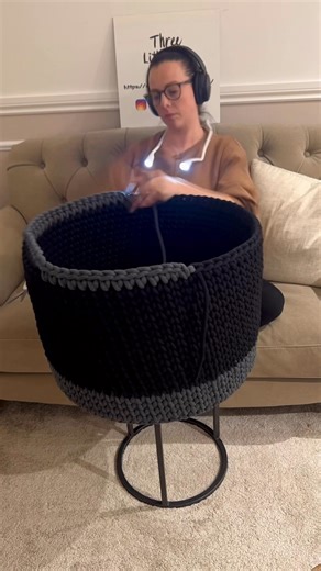 133K views · 2.1K reactions | Head to the comments for a link to this knitting light (use code FIONA30 for 30% off) [AD] paid partnership #crochetersofinstagram #crochet #crochetersoffacebook #crochethacks | threelittlecubs_ | Facebook