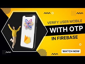 Verify User Mobile Number With Otp In Firebase | React Native With Firebase Tutorial In Hindi #13