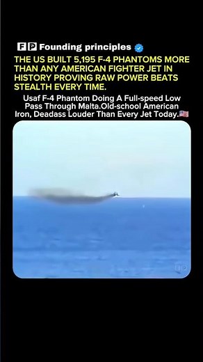The F-4 Phantom Flew So Low It Hit Mach 1 🛩️#soldier #USA #USAF #USArmy #Military