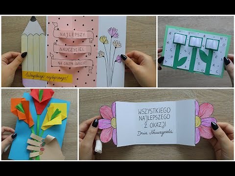 Kartki / Laurki na Dzień Nauczyciela | Teacher's Day Cards DIY