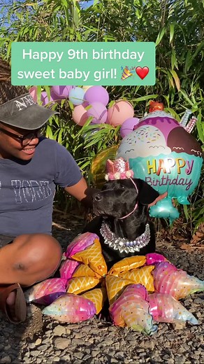 This birthday was an emotional one. Her making it to 9 after getting sick is such a blessing. I will forever be grateful to you all! Happy birthday Ms Sundae baby ❤️