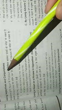 Part 3 How to make Simple Sentence in Synthesis using Preposition, Adjective, Conjunctions #shorts