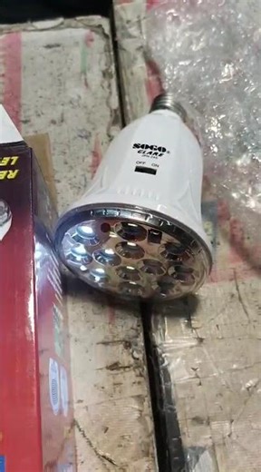 LED Rechargeable Light Bulbs Remote Control #electricalaccessories #ledlighting