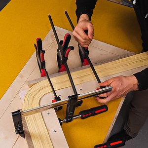 Exotic wood bent into impossibly shaped coffee table! | Crafty Panda