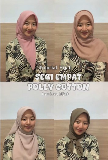 Tutorial Hijab Segi Empat Simple