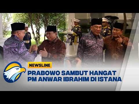 Presiden Prabowo Sambut PM Malaysia Anwar Ibrahim di Istana - [Newsline]