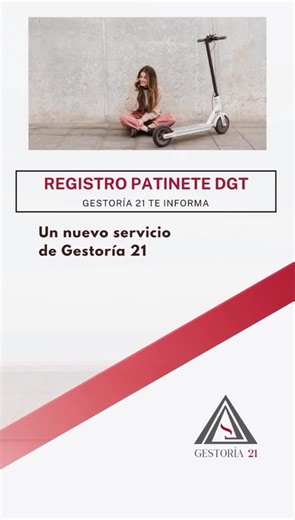 Gestoría 21 on Instagram: "🚨 Nuevo trámite obligatorio para patinetes eléctricos Si tienes un patinete eléctrico, ahora es obligatorio registrarlo en la DGT para poder circular legalmente. 👉 En Gestoría 21 nos encargamos de todo el proceso por ti: ✔ Registro del patinete ✔ Gestión completa con la DGT ✔ Sin líos, sin errores y sin perder tiempo 📍 Estamos en Beniaján (Murcia) 🤝 Trato cercano y profesional 📩 Escríbenos o llámanos y deja el trámite en manos de profesionales. #Gestoría21 #Gestor
