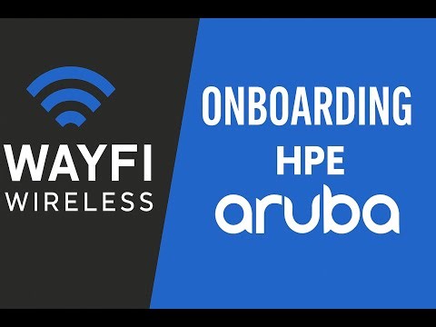 HPE Aruba Old Central Setup with WayFi Wireless | Enable Passpoint for Carrier Offload