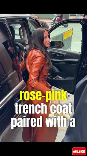 🔥 Brad Pitt’s Pink Coat Steals the Show in Paris! ❤️🇫🇷