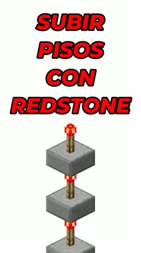 FORMAS DE MANDAR SEÑAL REDSTONE VERTICALMENTE #minecraft #tutorial #redstone #minecrafttecnico