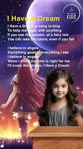 English Songs for Kids: I Have A Dream #englishforkids #english #englishspeaking #englishlearning #englishclass #englishvocabulary #englishhome #englishteacher #englishsongsforkids #englishsongs #ihaveadream | English for Young Minds