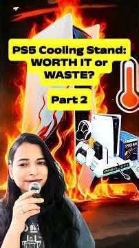 PS5 Cooling Stand – Worth It or Waste? 🔥 TOTAL WORTH IT! #playstation #playstation5