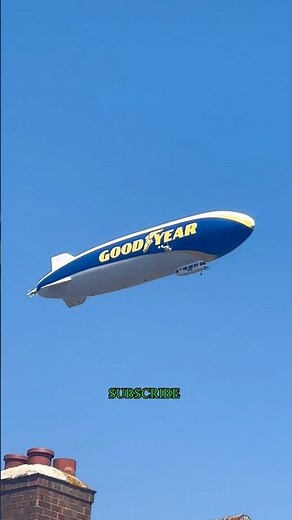 Goodyear Blimp Spotted Flying Over London
