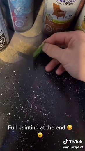 There is no quote from the SP movie I can use as a caption. #icarlyaffirmation #spraypaint #sprayart #rattlecan #dadmoves #spacepaint #galaxyart