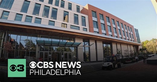 Public health students at Temple University enjoying new headquarters in former library