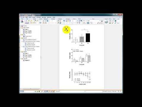 Graphpad Prism - using the layout tool to publish your data