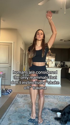 Shake it off is right - try these movements daily to help move your body out of a consistent fight or flight response. According to most experts, humans are considered the only mammals that don't instinctively