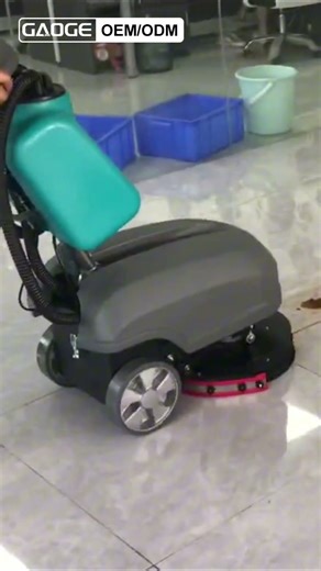 Mini Scrubber Dryer – Clean Small Spaces Fast & Effortlessly!#cleaning#floorscrubber#cleaningmachine