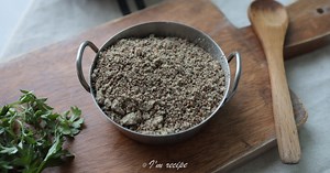 Making perilla powder at home