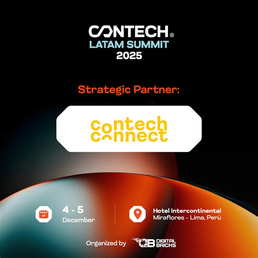 🤝 Agradecemos a ConTech Connect 🌎 por sumarse como 𝗔𝗟𝗜𝗔𝗗𝗢 𝗘𝗦𝗧𝗥𝗔𝗧É𝗚𝗜𝗖𝗢 del ConTech LATAM Summit 2025. ConTech Connect es una de las comunidades globales más activas dedicadas a impulsar la innovación, el intercambio de conocimiento y la colaboración entre startups, inversionistas, expertos y líderes del ecosistema Construction Tech. A través de su red internacional, promueve tendencias, tecnologías y oportunidades que están transformando la industria de la construcción a gran es